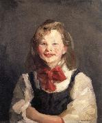 Robert Henri Laughting Girl oil on canvas